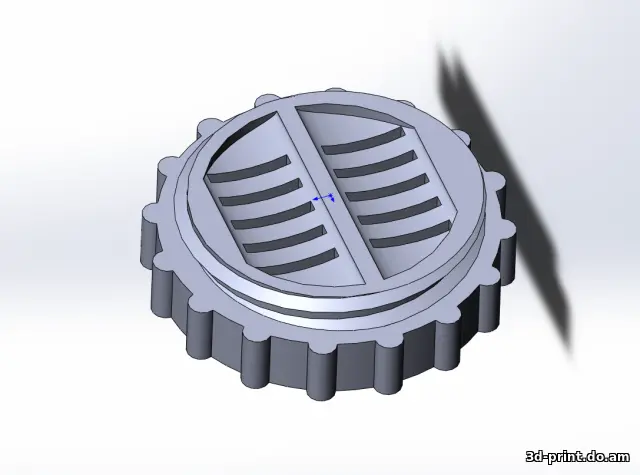 3D-модель "Бокс для хранения микро СД карт памяти, в количестве 10 штук"