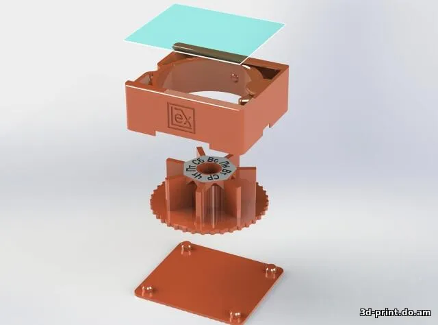 3D-модель "Таблетница на неделю"