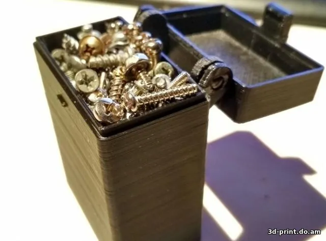 3D-модель "Коробочка с крышкой под мелочи"