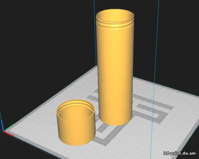 3D-модель "Пенал-тубус"