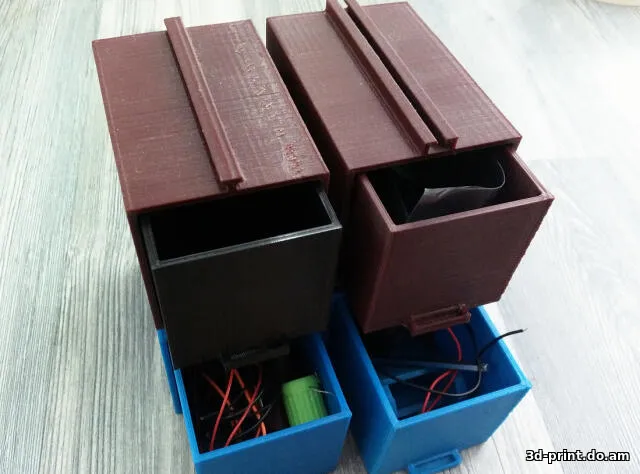 3D-модель "Стыкуемые коробки для мелочей" — STL модель для 3D-печати