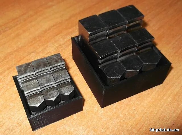 3D-модель "Коробочка для кулачков токарного патрона 80 и 125"