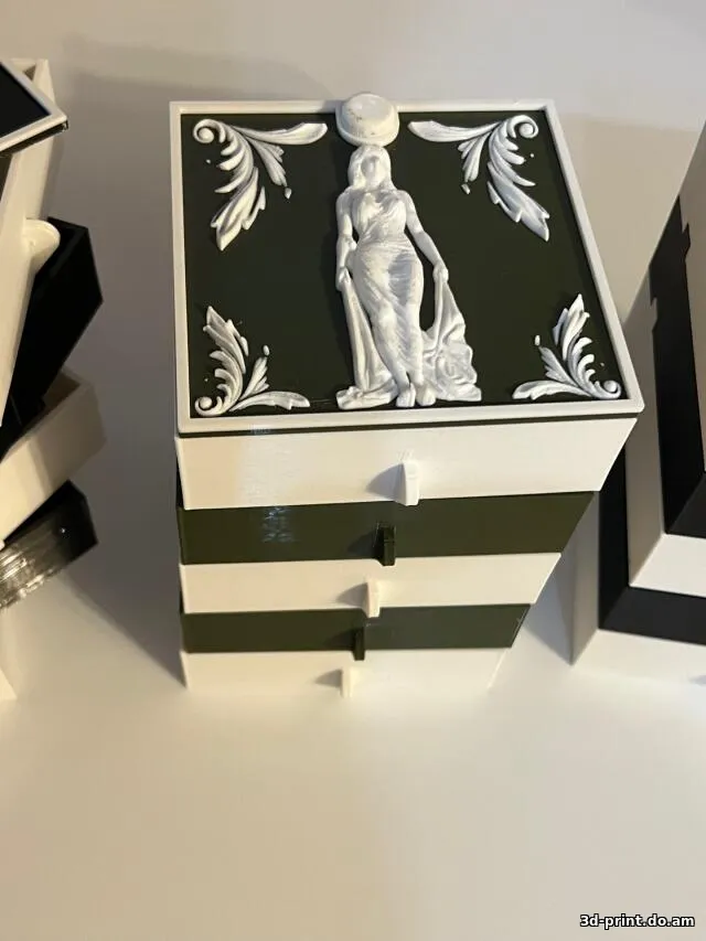 3D-модель "Квадратная шкатулка"