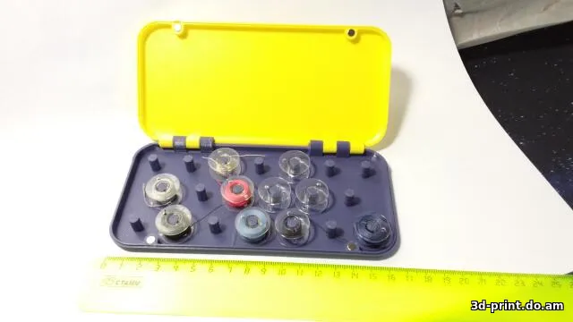 3D-модель "Пенал для шпуль швейной машинки (20 шт)"