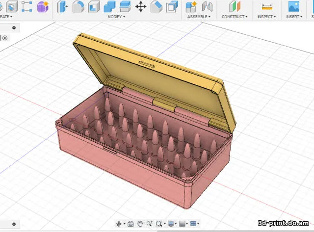 3D-модель "Шкатулка для ниток"
