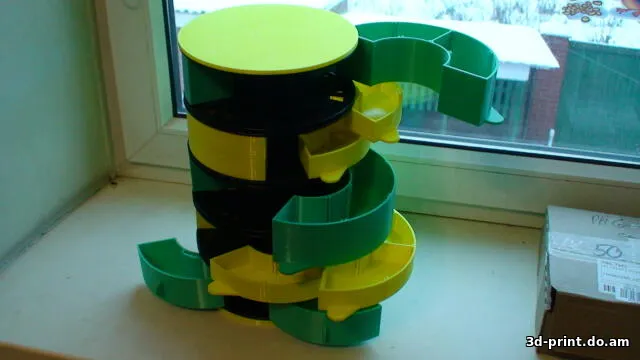 3D-модель "Органайзер из катушек российских производителей"