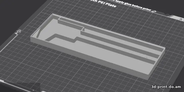 3D-модель "Пенал для штангенциркуля 230мм"