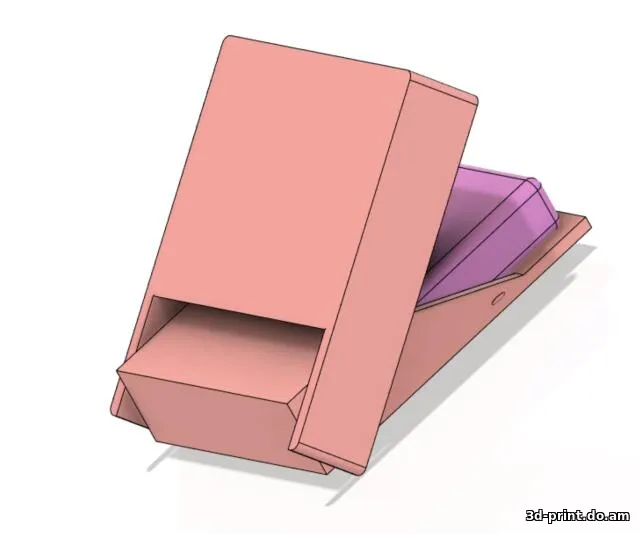 3D-модель "Коробочка для кассеты КЛУБ"