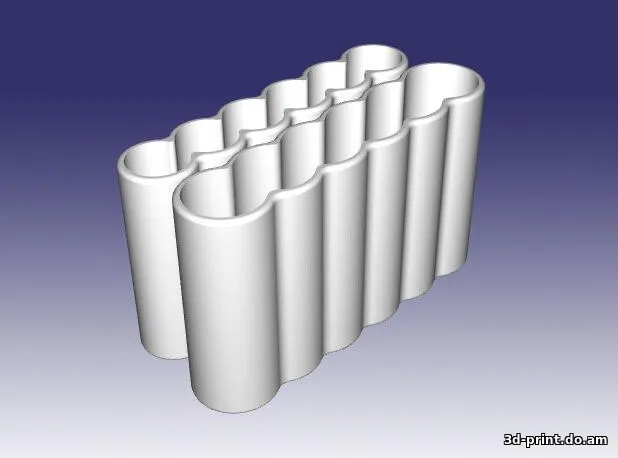 3D-модель "Для медиков. Пенал на 6 ампул." — STL модель для 3D-печати