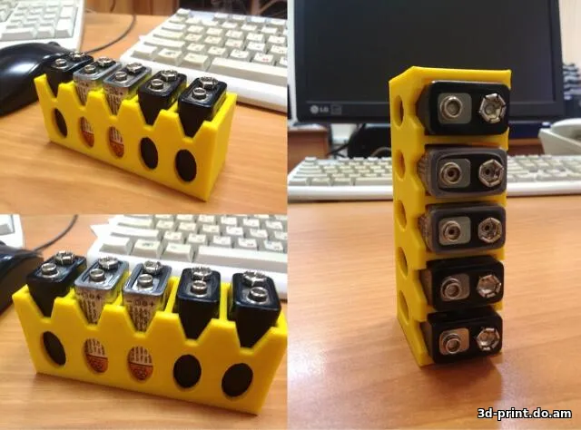 3D-модель "Органайзер для батареек"