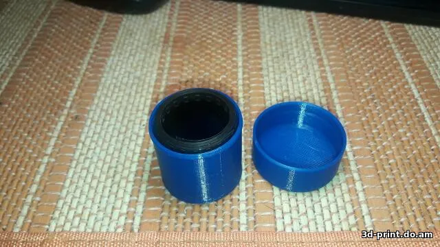 3D-модель "Контейнер для диафильмов/фотопленки" — STL модель для 3D-печати