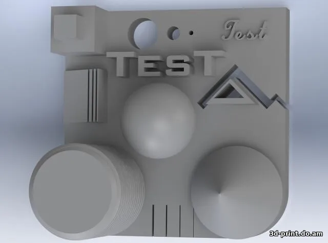 3D-модель "Тестовая модель"