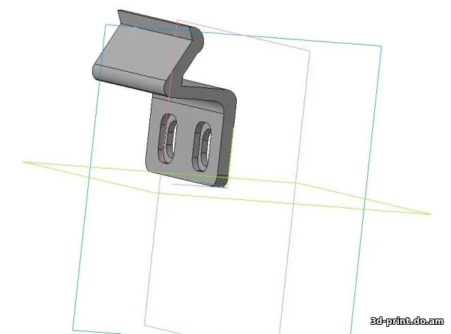 3D-модель "Крепёж для сетки окна (Нижний подпружиненный)"