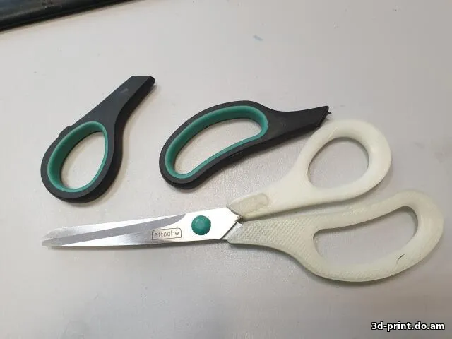 3D-модель "Ручки к ножницам attach 195"
