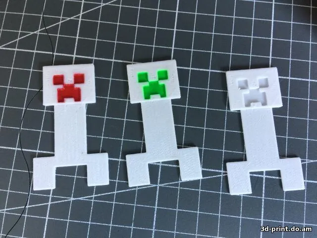 3D-модель "Закладка криппер из майнкрафт"