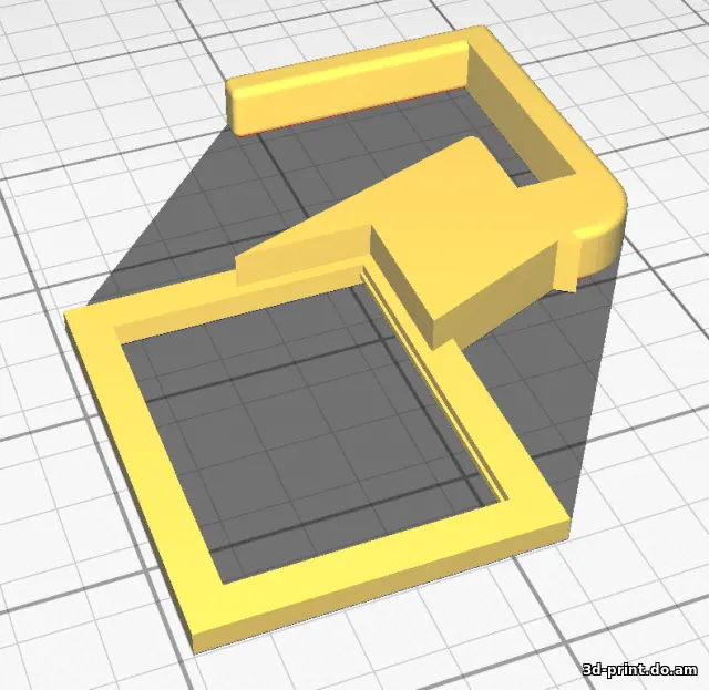 3D-модель "Держатель удлинителя (Pilot) под подоконником"