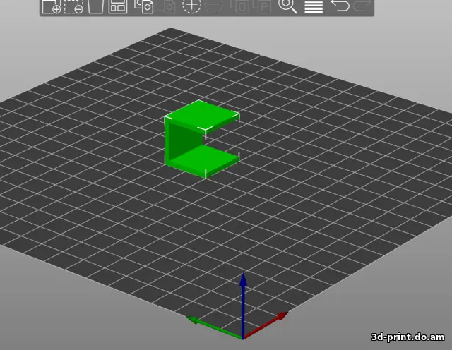 3D-модель "Тест поддержки для 3D принтера"