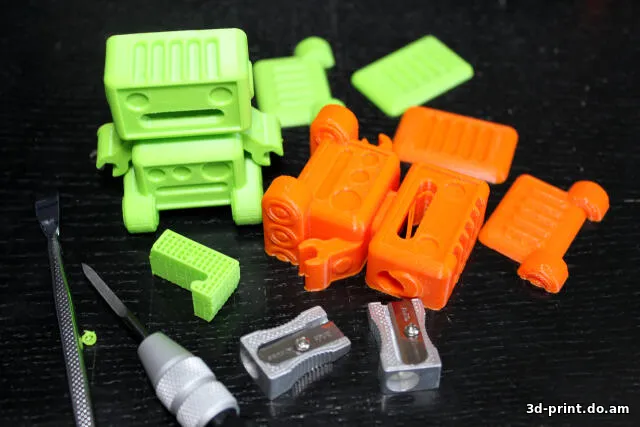 3D-модель "Робот-точилка"