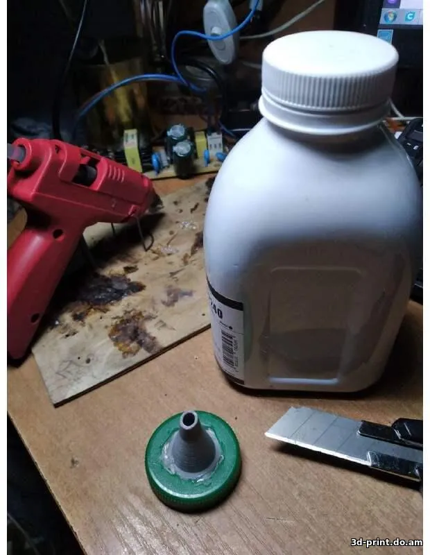 3D-модель "Воронка для заправки картриджа"