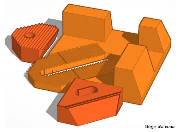 3D-модель "Струбцина уголок"