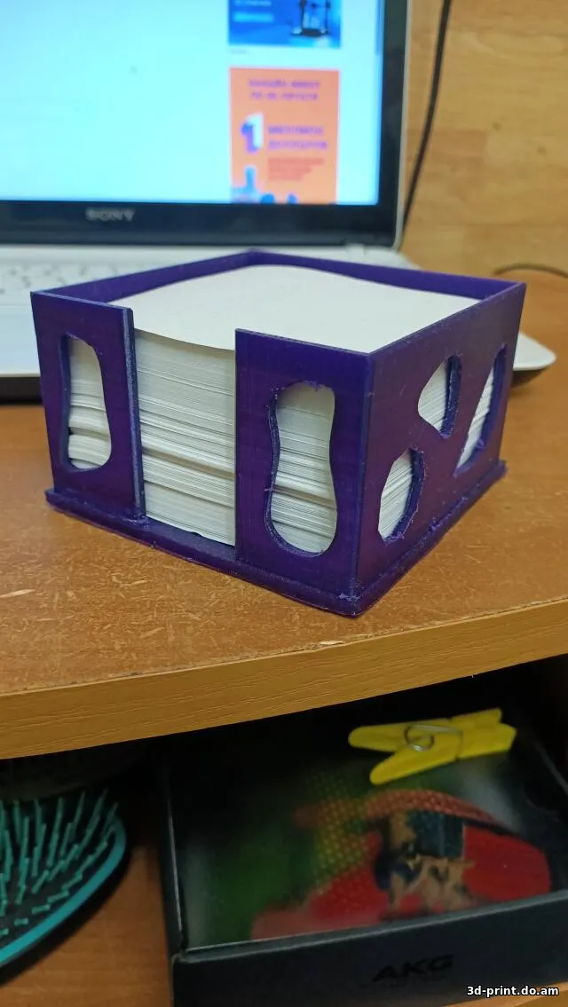 3D-модель "Бокс для бумаги 90х90"