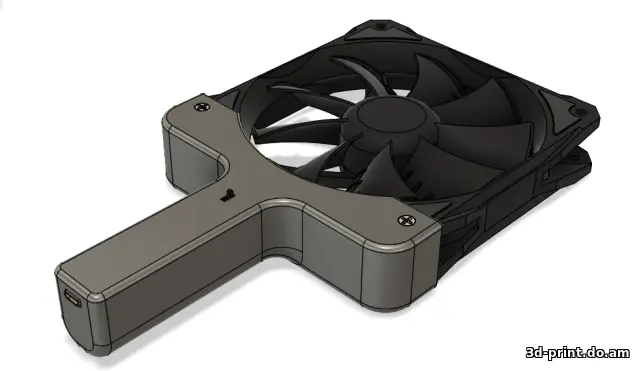 3D-модель "Вентилятор от жары"