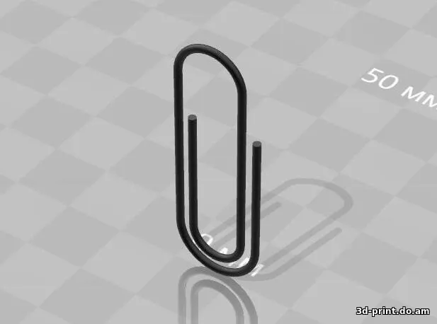 3D-модель "Скрепка"