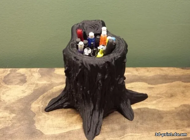 3D-модель "Карандашница Пень"