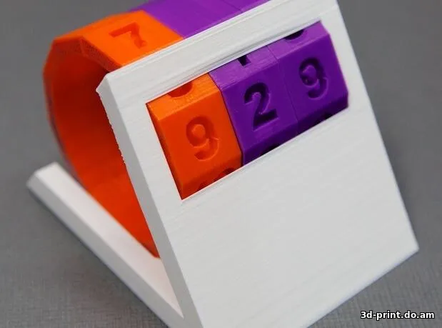 3D-модель "Бесконечный календарь"