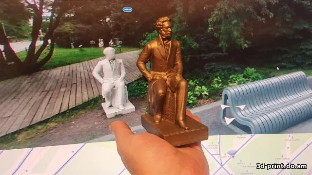 3D-модель "А.С.Пушкин"