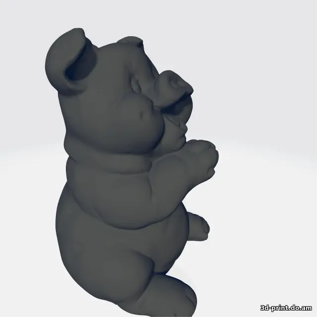 3D-модель "Веселая Свинка"
