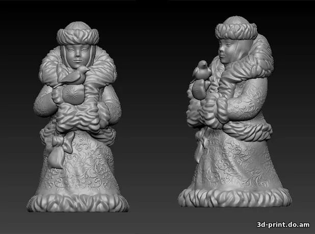 3D-модель "Снегурочка"