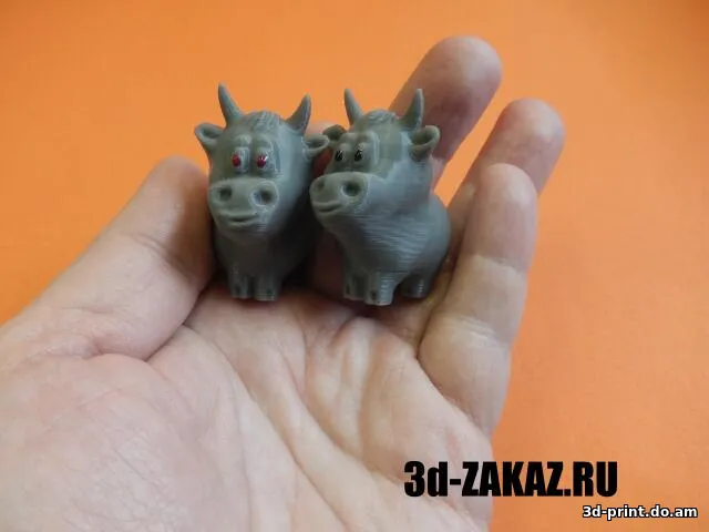 3D-модель "Мультяшный бычок"