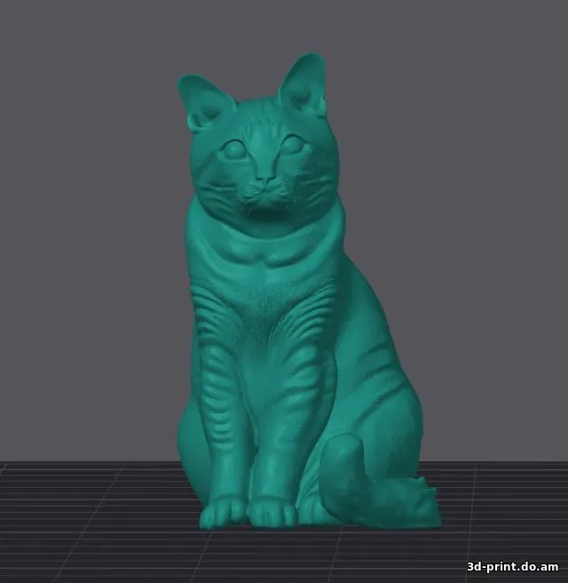 3D-модель "Кошка Лиза" 3D-модель "Кошка Лиза"