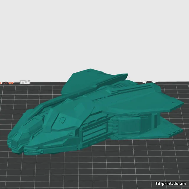 3D-модель "Космический истребитель FVU-85" 3D-модель "Космический истребитель FVU-85"