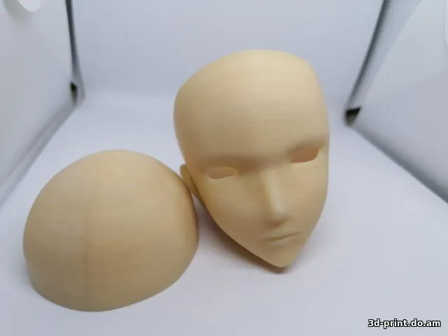 3D-модель "Кукольная голова Чжун Ли"