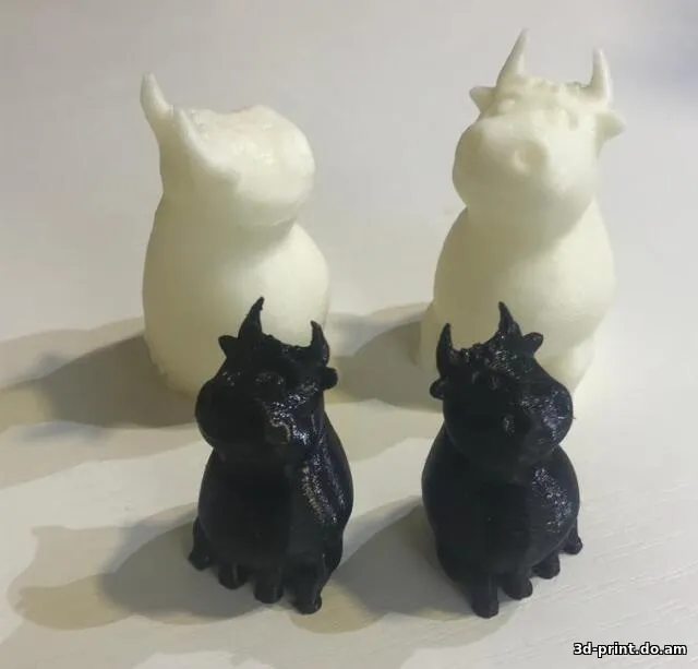 3D-модель "Бык сидит"