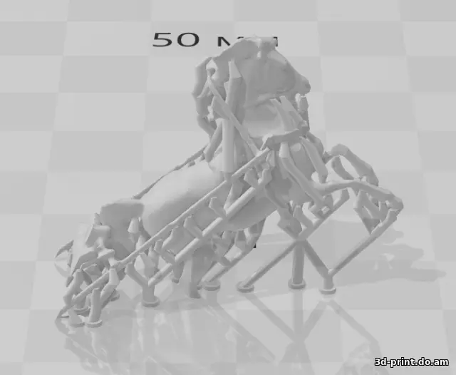 3D-модель "Памятник трех коней" 3D-модель "Памятник трех коней"