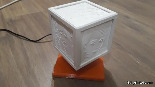 3D-модель "Подставка для Литофановая коробка"