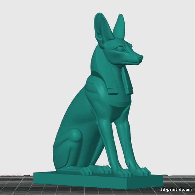 3D-модель "Египетский шакал - страж вечности"