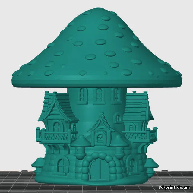 D-модель "Домик-мухомор- Сказочный лес" D-модель "Домик-мухомор- Сказочный лес"