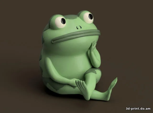 3D-модель "Лягушка" По ту сторону изгороди