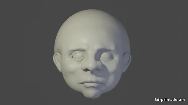 3D-модель "Шаро-голова"