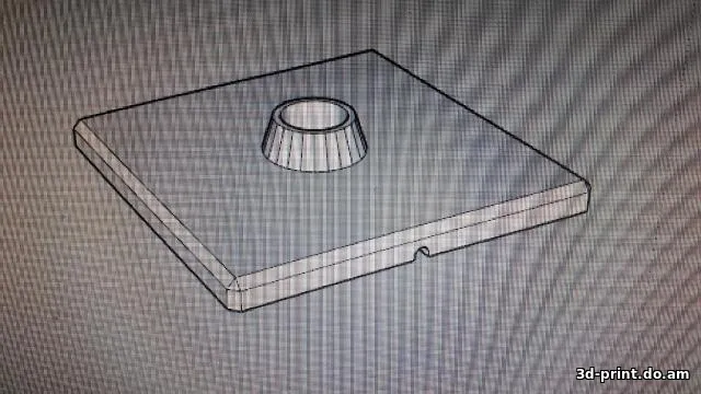 3D-модель "Подставка для Литофановая коробка"