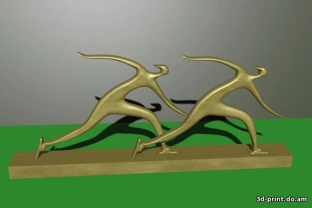 3D-модель "Конькобежцы"