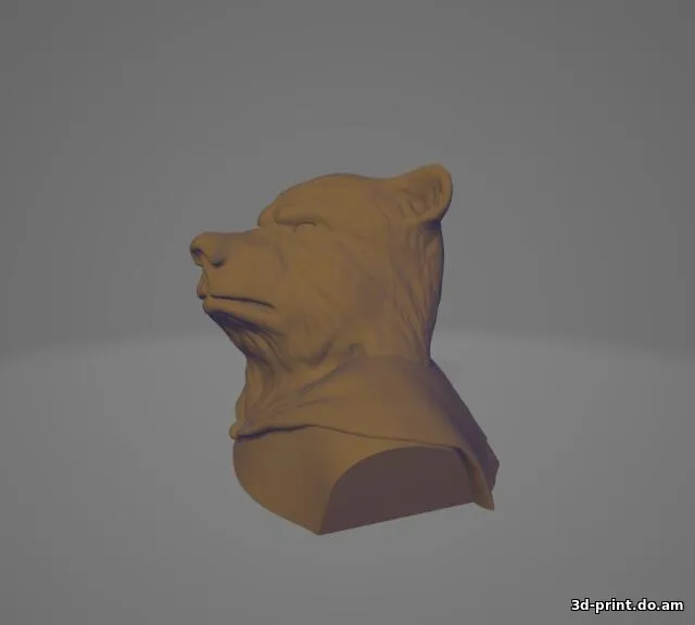 3D-модель "Голова медведя" 3D-модель "Голова медведя"