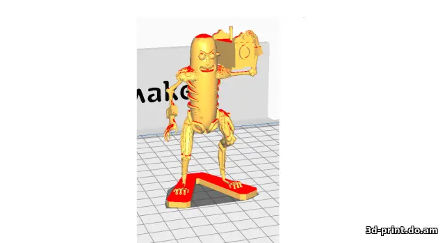 3D-модель "Огурчик РИК"