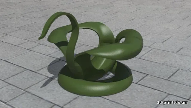 3D-модель "Лебедь из покрышки"