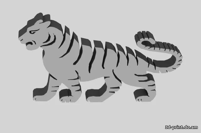 3D-модель "Тигр"