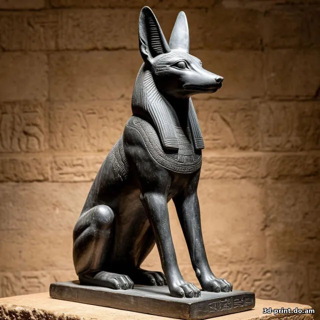 3D-модель "Египетский шакал - страж вечности"